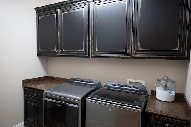 295 River Wind Dr, North Augusta, SC 29841 - laundry room with cabinet space and washing machine and dryer