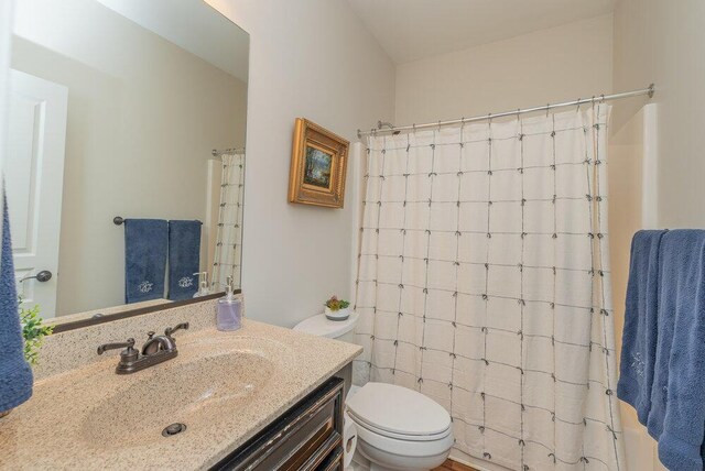 295 River Wind Dr, North Augusta, SC 29841 - bathroom with vanity and a shower with curtain