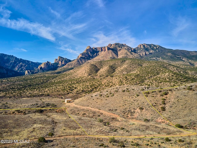 view of property view of mountains