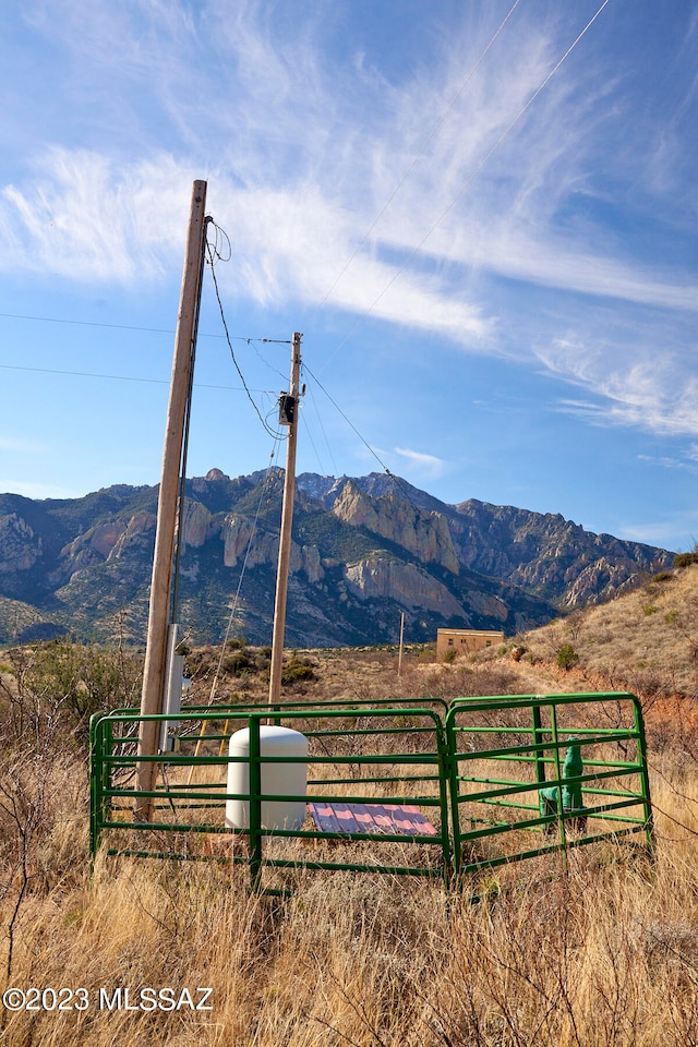 view of mountain view