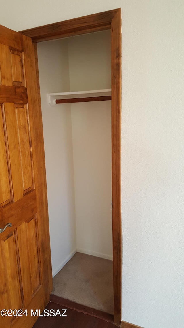 view of closet