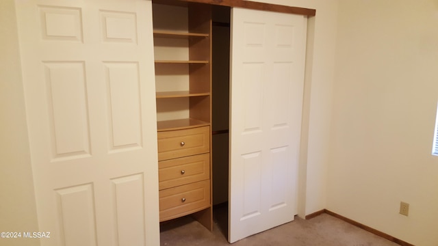 view of closet