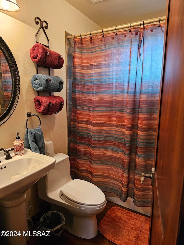 bathroom with toilet