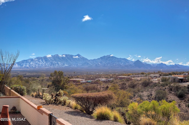 view of property view of mountains