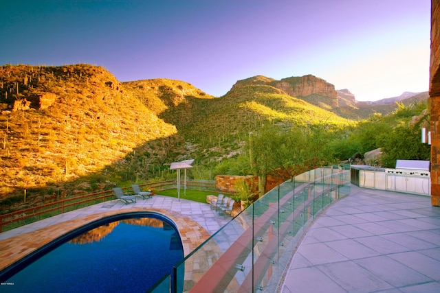 view of property view of mountains