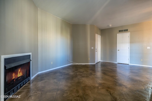 view of unfurnished living room