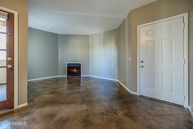 view of unfurnished living room