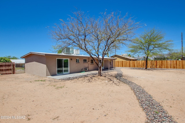 view of back of property