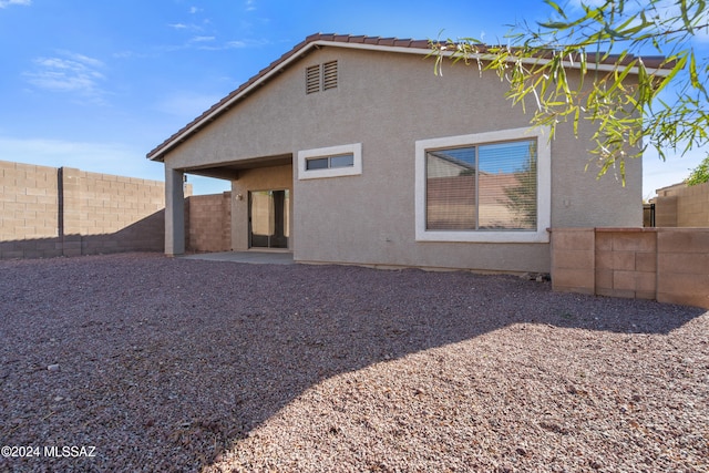 view of rear view of property