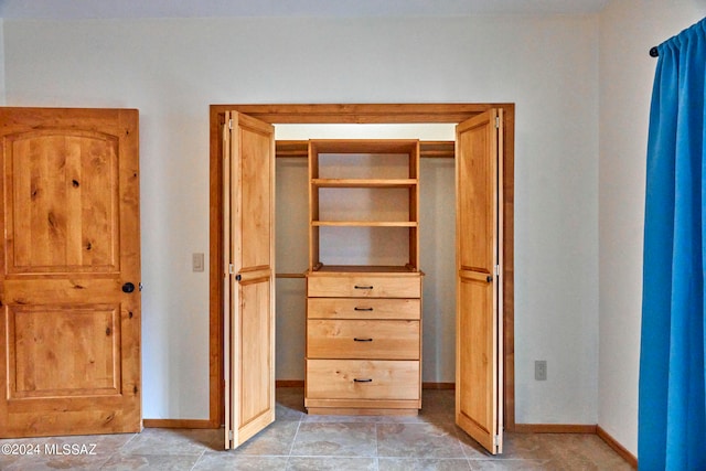 view of closet