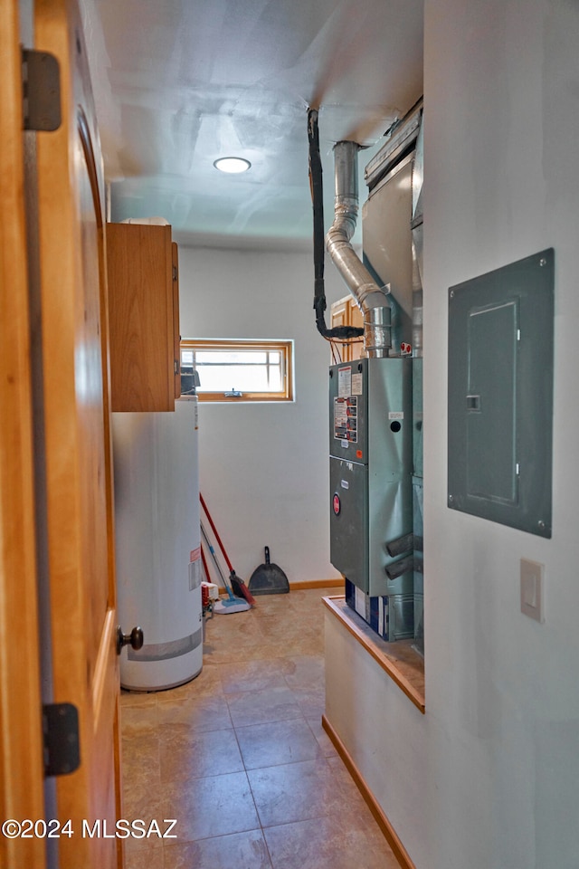 utility room with heating utilities