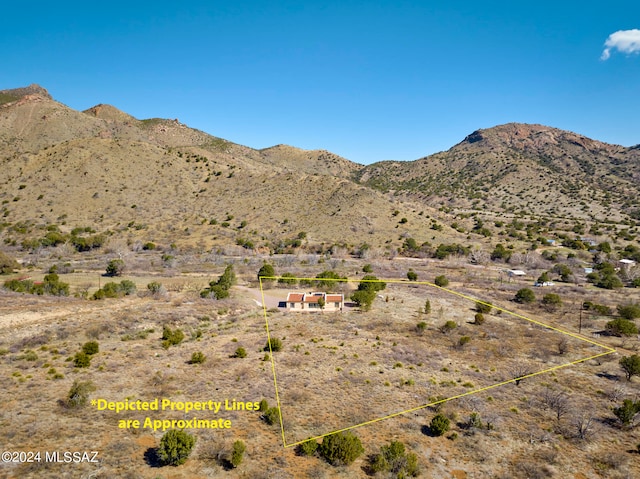 view of property view of mountains