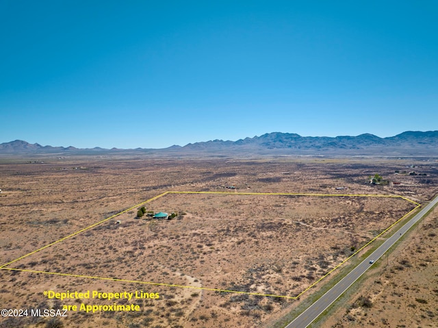 view of property view of mountains