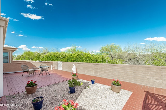 view of patio