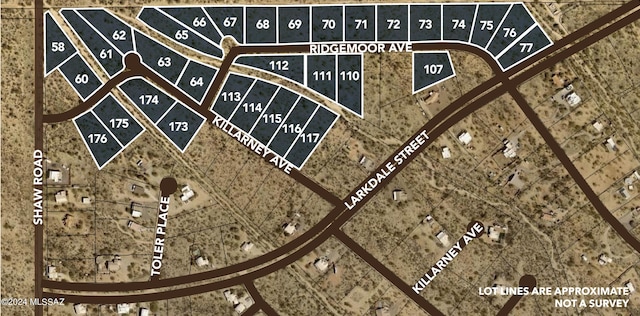 32LOTS W Ridgemoor Ave -, Unit Tucson AZ, 85736 land for sale