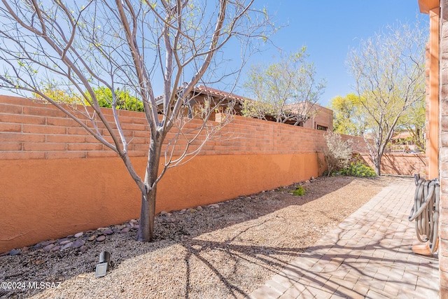 view of yard with a patio