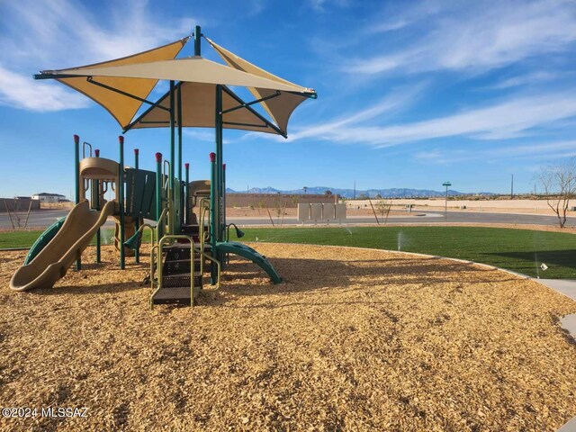 view of jungle gym