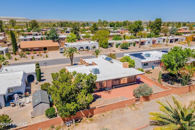 bird's eye view featuring a residential view