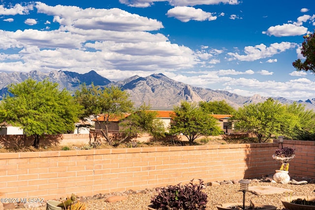 view of mountain feature