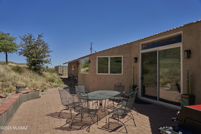view of patio / terrace with outdoor dining space