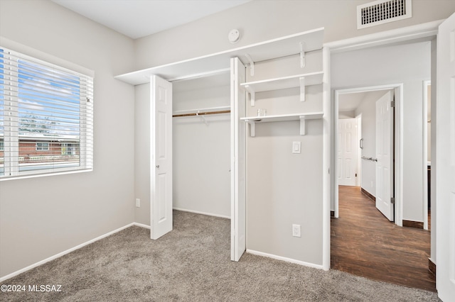 view of closet