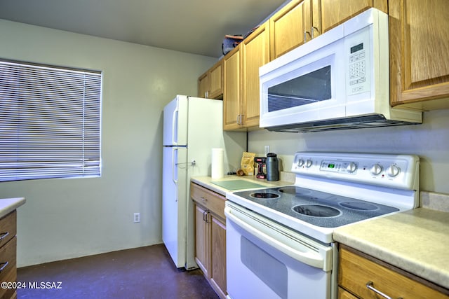 kitchen with white appliances