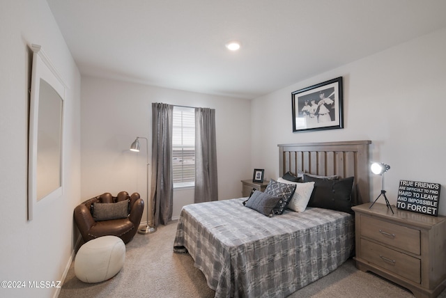 bedroom featuring carpet floors