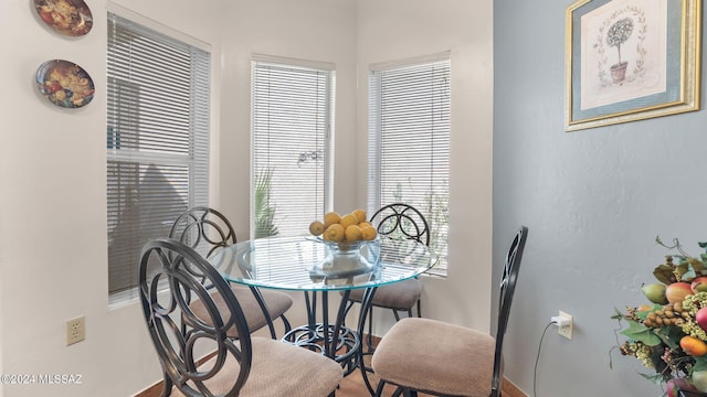 view of dining room