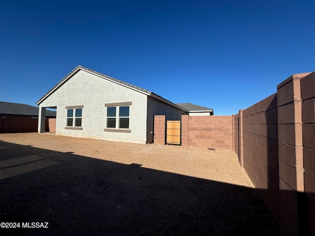 view of rear view of house