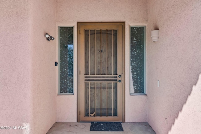 view of property entrance