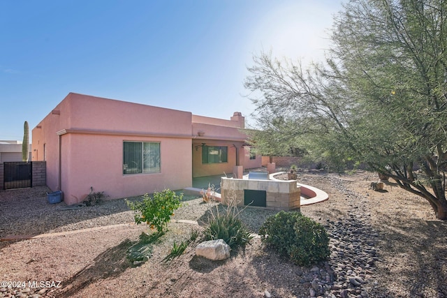 view of rear view of property