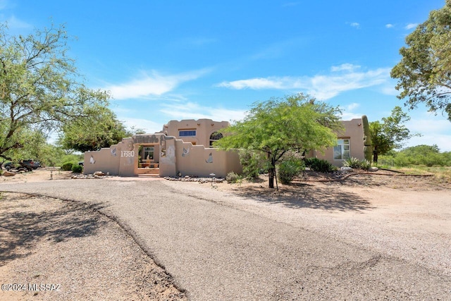 view of pueblo-style house