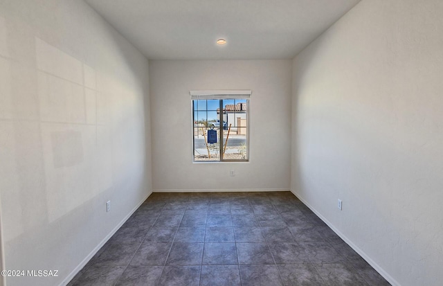 view of tiled empty room