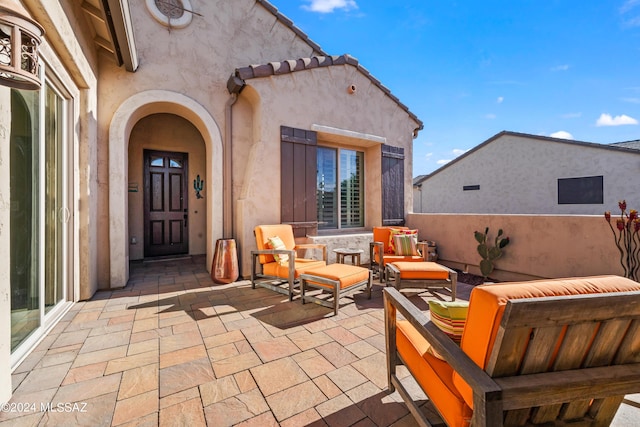 view of patio