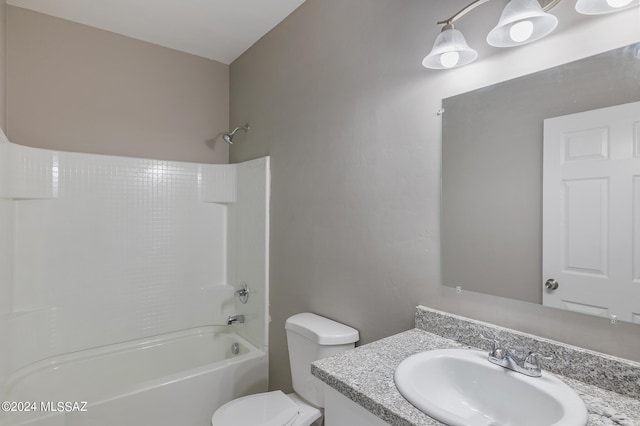 6860 W Walking M, Tucson, AZ 85757 - full bath with toilet, vanity, and bathtub / shower combination