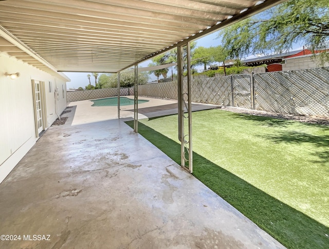 view of patio