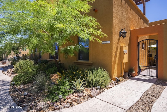 view of entrance to property