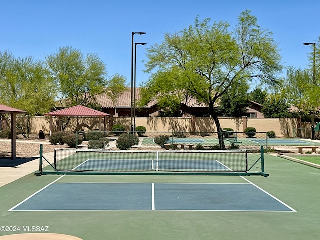 view of sport court featuring basketball court