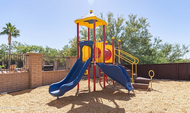 view of jungle gym