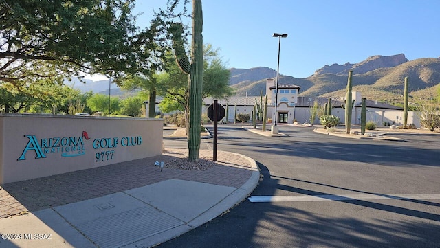 view of property's community featuring a mountain view