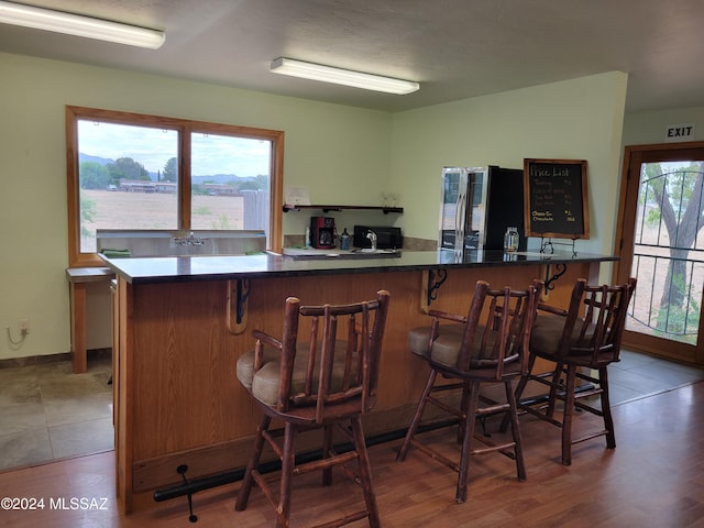 bar with a wealth of natural light