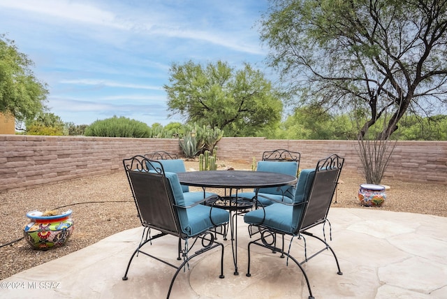 view of patio