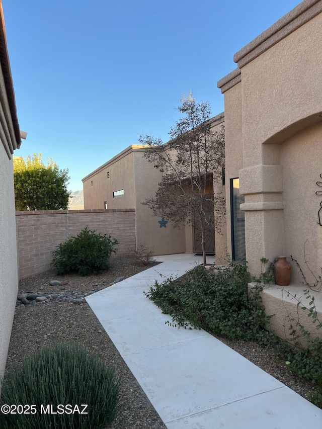 exterior space with a patio area