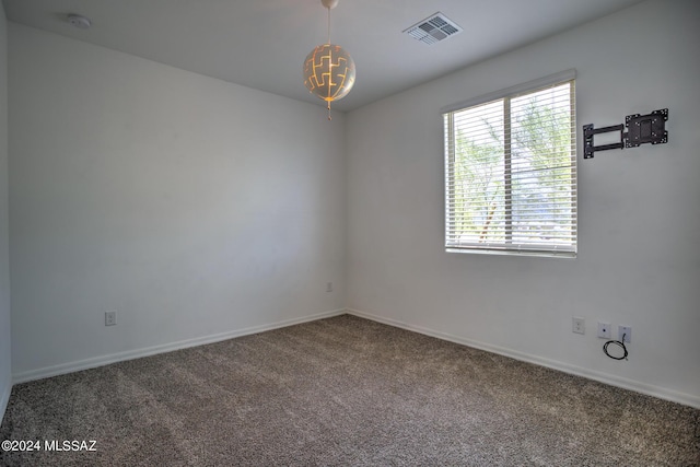 spare room with carpet floors