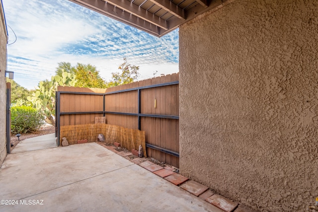 view of patio