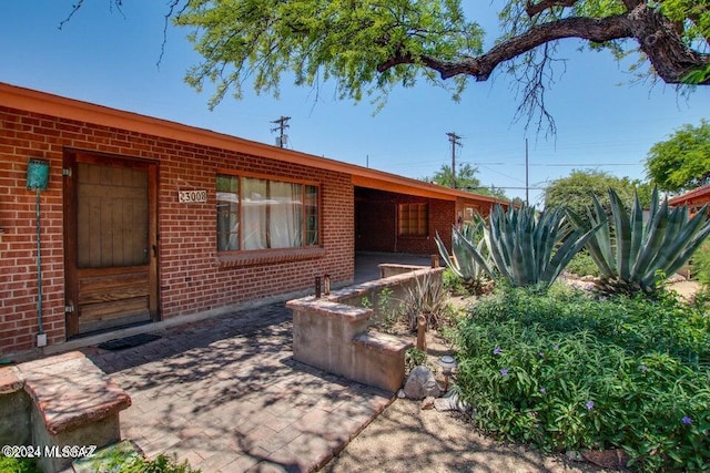 exterior space featuring a patio area