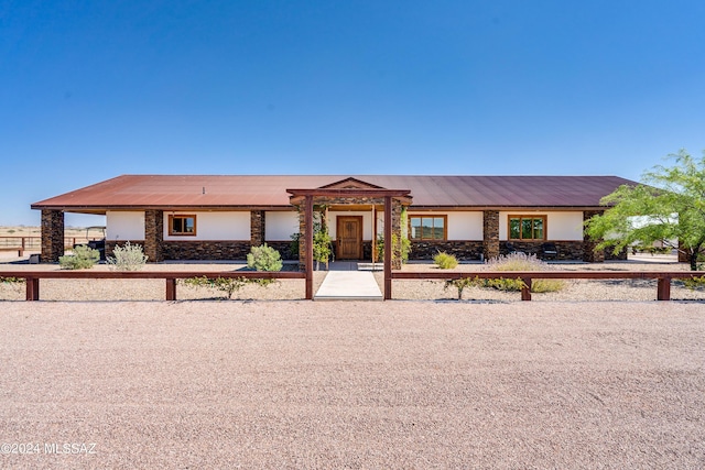 view of ranch-style house