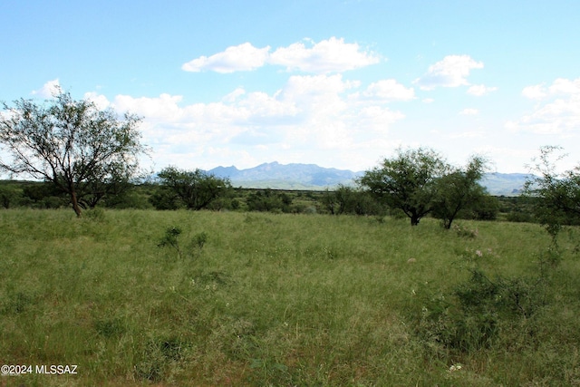 property view of mountains with a rural view