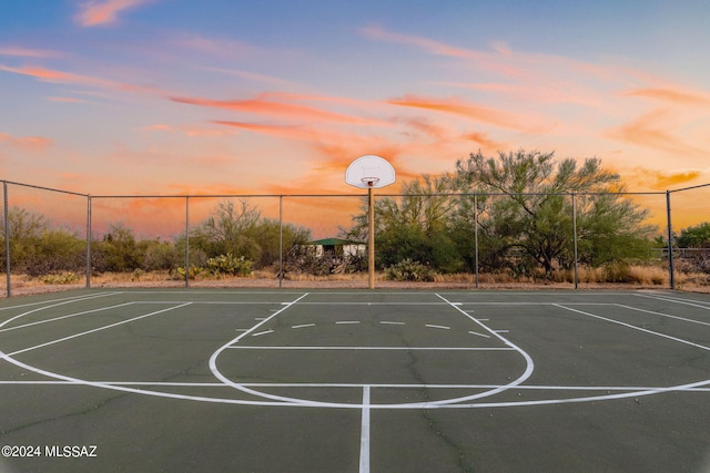 view of sport court