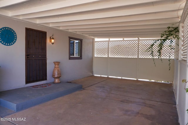 view of patio